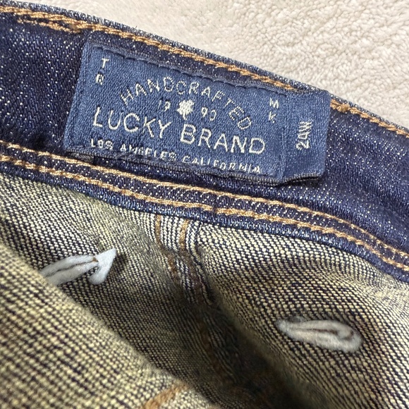 Lucky Brand Women's Jeans Plus 24W Reese Boyfriend Blue Denim - Stretch,Mid-Rise - Picture 12 of 12